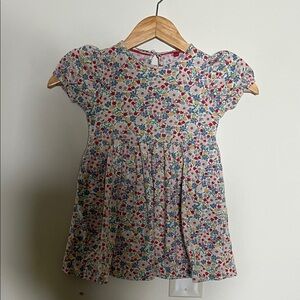 Mini Boden Floral Kids Dress - Multicolor